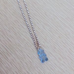 Gold gummy bear choker